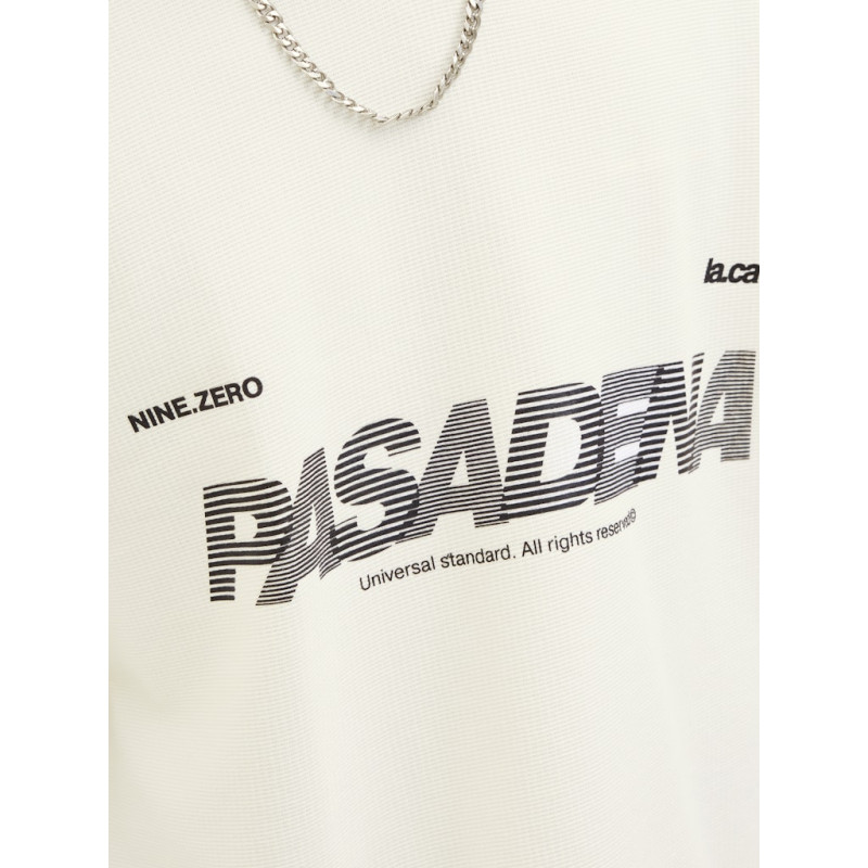 JACK & JONES CORE Horizon Sports Sweatshirt - Cloud Dancer