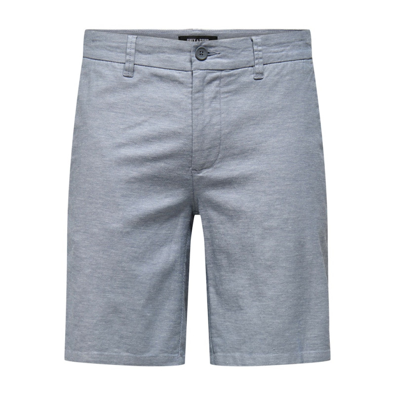 ONLY & SONS Mark 0011 Hør Shorts - Flint Stone