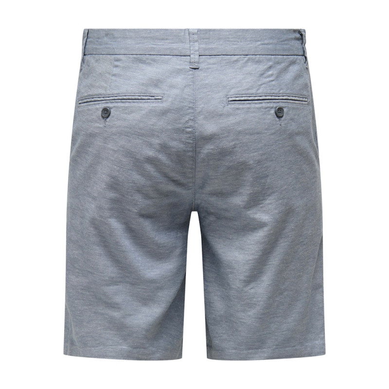 ONLY & SONS Mark 0011 Hør Shorts - Flint Stone