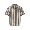 ONLY & SONS Dani Hæklet Skjorte - Cloud Dancer / Sort