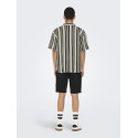 ONLY & SONS Dani Hæklet Skjorte - Cloud Dancer / Sort