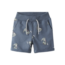 NAME IT MINI Vermo Sweat Shorts - Blue Mirage