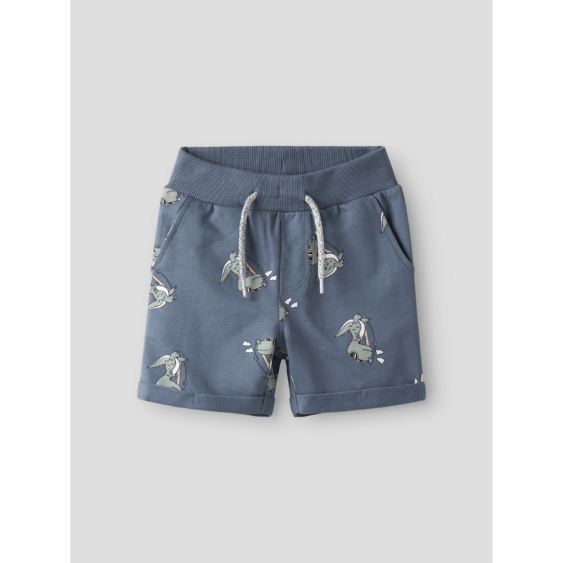 NAME IT MINI Vermo Sweat Shorts - Blue Mirage