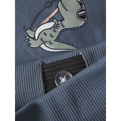 NAME IT MINI Vermo Sweat Shorts - Blue Mirage