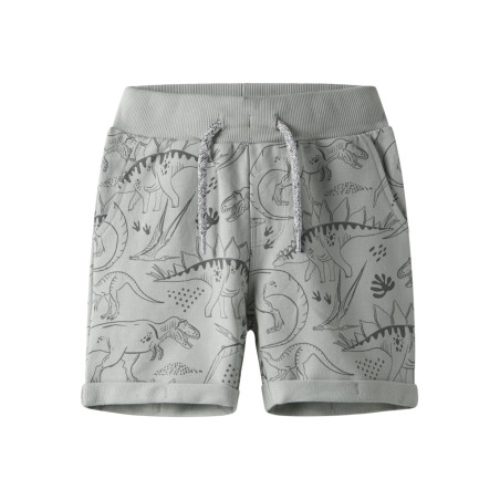 NAME IT MINI Vermo Sweat Shorts - Aqua Gray
