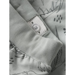 NAME IT MINI Vermo Sweat Shorts - Aqua Gray