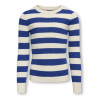 KIDS ONLY Karol L/S Strik Bluse - Birch / Mazarine Blue