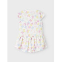 NAME IT MINI Vigga Capsl Kjole - Bright White / Butterfly