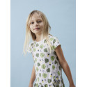 NAME IT KIDS Vigga Capsl Kjole - Bright White / Tropical