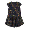 NAME IT KIDS Vigga Capsl Kjole - Dark Sapphire / Flowers