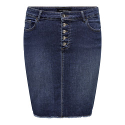 ONLY CARMAKOMA Willy Denim Nederdel - Dark Blue Denim