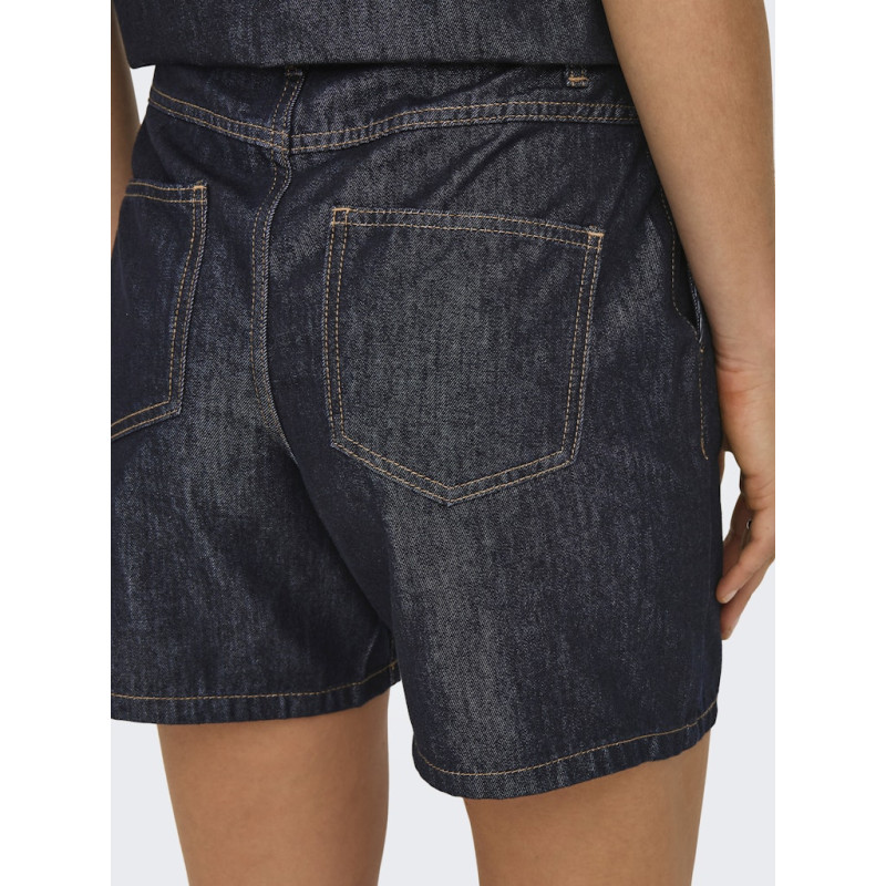 JDY Sansa Denim Shorts - Dark Blue Denim