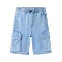NAME IT - Ben Bermuda Denim Shorts - Light Blue Denim