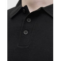 JJ REBEL Callum Strik Polo S/S - Sort