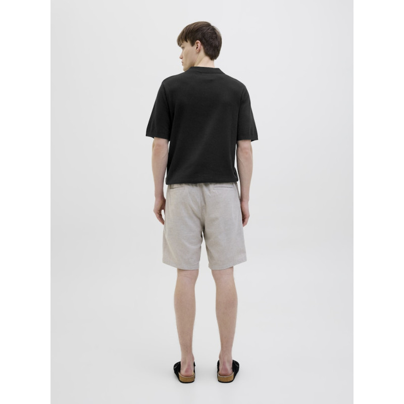 JJ REBEL Callum Strik Polo S/S - Sort