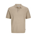JJ REBEL Callum Strik Polo S/S - Crockery
