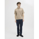 JJ REBEL Callum Strik Polo S/S - Crockery