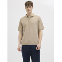 JJ REBEL Callum Strik Polo S/S - Crockery