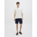 JJ REBEL Callum Strik Polo S/S - Cloud Dancer