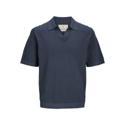 JACK & JONES PREMIUM Bluoliver Strik Polo - Blue Nights