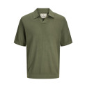 JACK & JONES PREMIUM Bluoliver Strik Polo - Four Leaf Clover