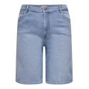 ONLY CARMAKOMA Sonny Denim Shorts NAS843 - Light Blue Denim