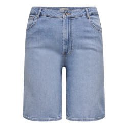 ONLY CARMAKOMA Sonny Denim Shorts NAS843 - Light Blue Denim