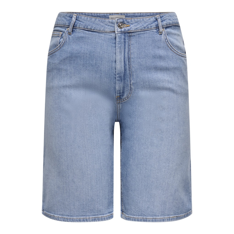 ONLY CARMAKOMA Sonny Denim Shorts NAS843 - Light Blue Denim
