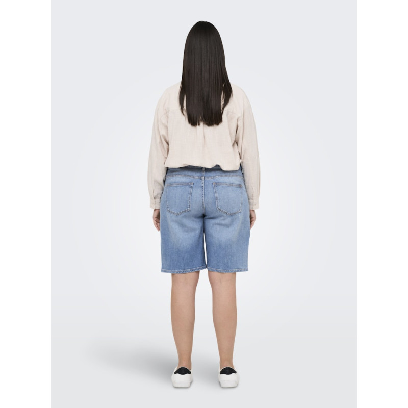 ONLY CARMAKOMA Sonny Denim Shorts NAS843 - Light Blue Denim