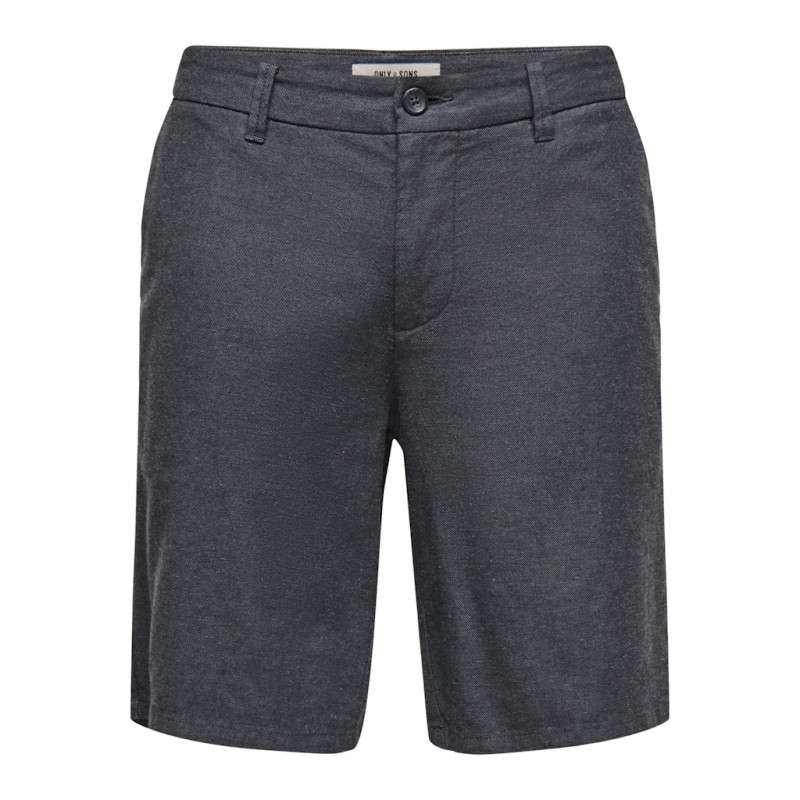 ONLY & SONS Mark 0011 Hør Shorts - Sort