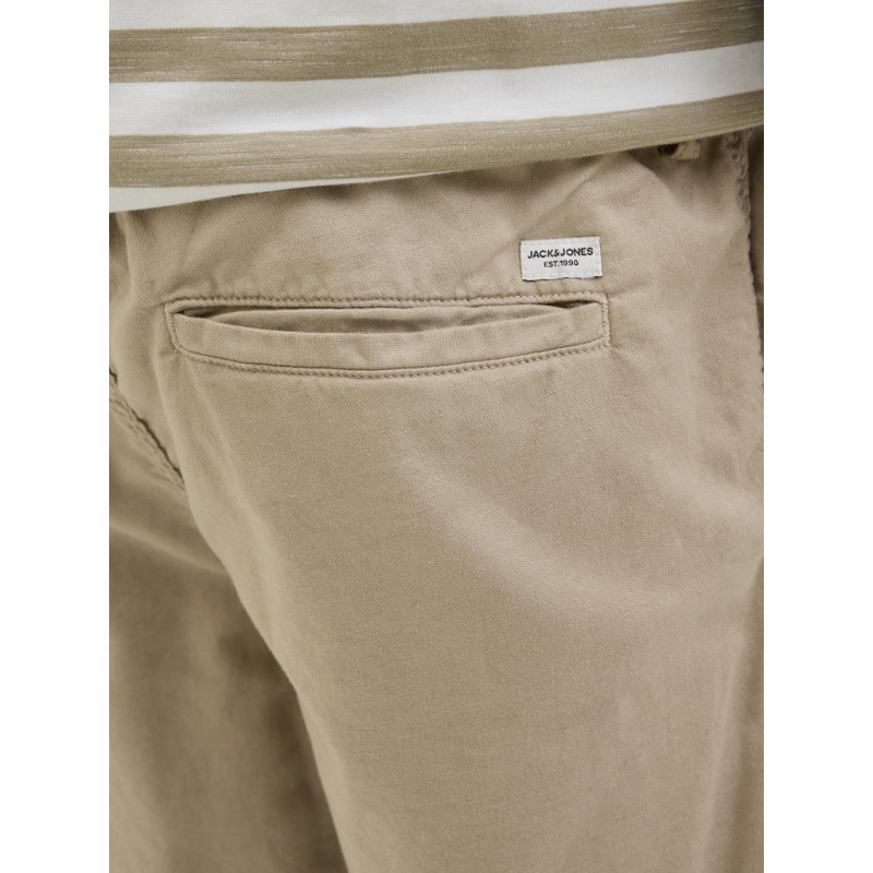 JACK & JONES Jaiden Campaign Hybrid Hør Shorts - Crockery
