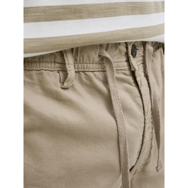 JACK & JONES Jaiden Campaign Hybrid Hør Shorts - Crockery