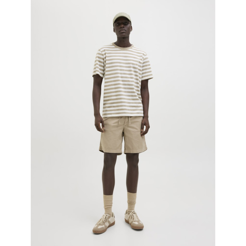 JACK & JONES Jaiden Campaign Hybrid Hør Shorts - Crockery