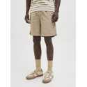 JACK & JONES Jaiden Campaign Hybrid Hør Shorts - Crockery