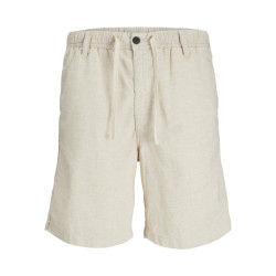 JACK & JONES Jaiden Campaign Hybrid Hør Shorts - Moonbeam