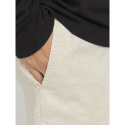 JACK & JONES Jaiden Campaign Hybrid Hør Shorts - Moonbeam