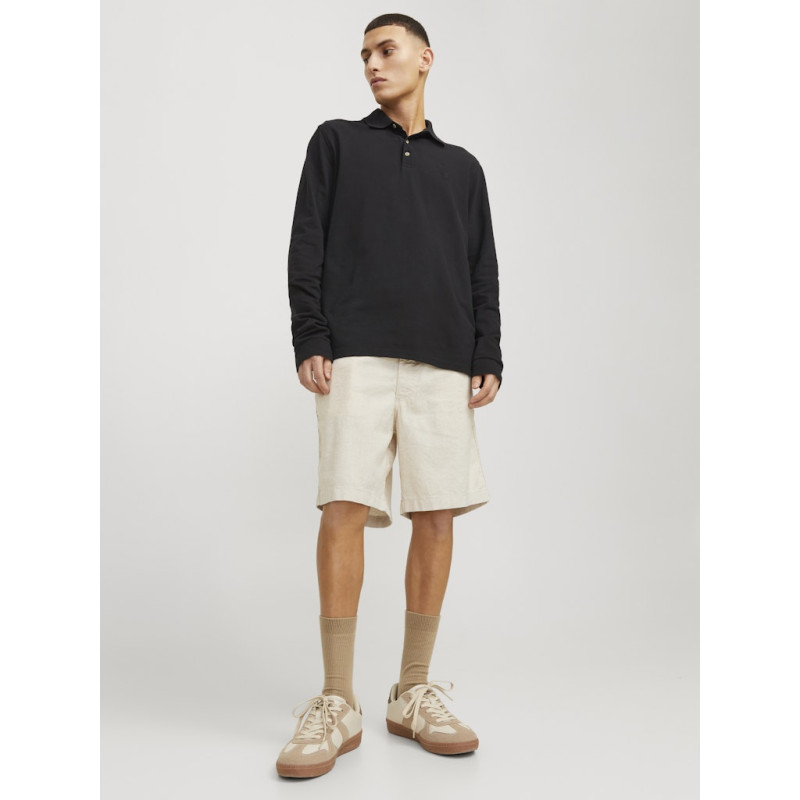 JACK & JONES Jaiden Campaign Hybrid Hør Shorts - Moonbeam