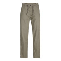 JACK & JONES Kane Hybrid Bondi Hør Joggingbukser - Dusty Olive