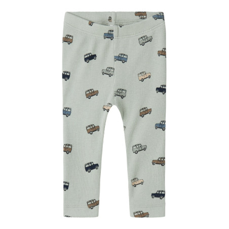 NAME IT BABY Hukab Long John Leggings - Aqua Gray