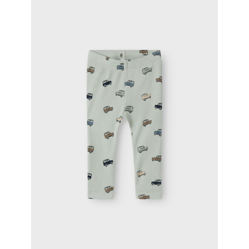 NAME IT BABY Hukab Long John Leggings - Aqua Gray