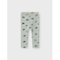 NAME IT BABY Hukab Long John Leggings - Aqua Gray