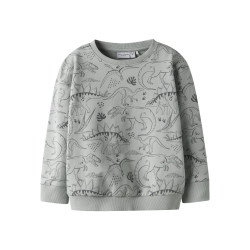 NAME IT MINI Vermo L/S Sweatshirt - Aqua Gray