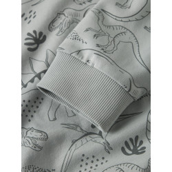 NAME IT MINI Vermo L/S Sweatshirt - Aqua Gray