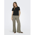 JDY Selma S/S T-shirt Med Hæklet Lomme - Sort