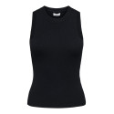 JDY Aya Strikket Tank Top - Sort