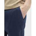 JJ REBEL Boliver Sunny Chino Hør Bukser - Navy Blazer