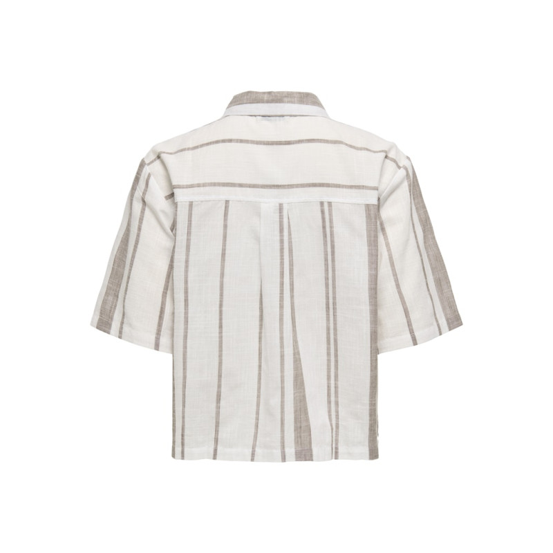 JDY Dorthea Skjorte - Cloud Dancer / Shitake