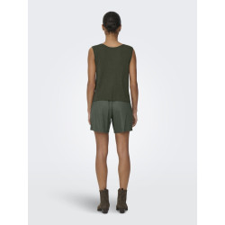 JDY Alexandra S/L Vendbar Binde Top - Beluga