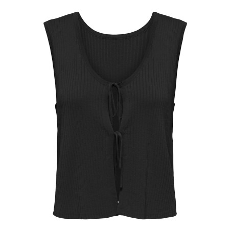 JDY Alexandra S/L Vendbar Binde Top - Sort