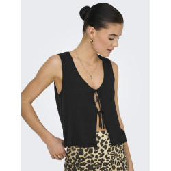 JDY Alexandra S/L Vendbar Binde Top - Sort